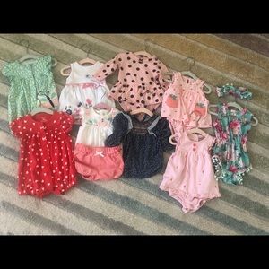 0-3 month baby girl lot